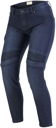 Broger Spodnie Jeans Ohio Lady Tapered Fit Raw Navy Granatowe