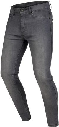 Ozone Spodnie Jeans Striker Slim Fit Washed Grey Szary