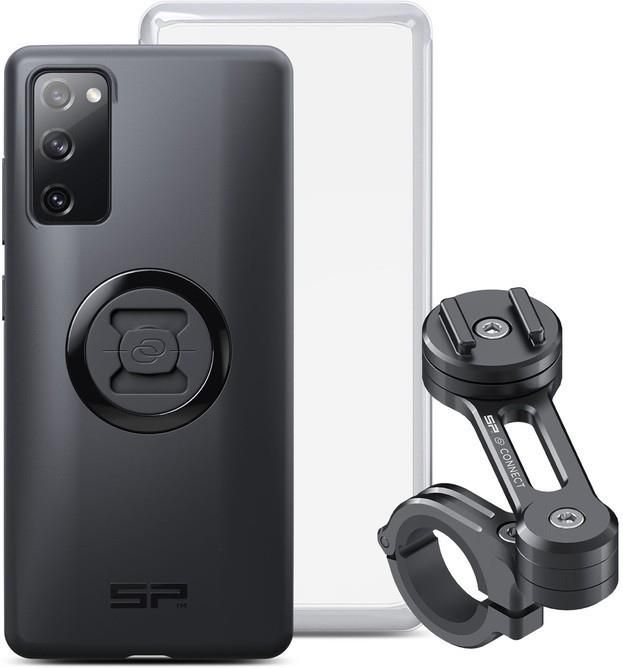 SP CONNECT Portacellulare Per Moto/Bici - Bundle Per Samsung Note 20, Antipioggia, Girevole, Universale