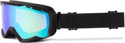 Imx Gogle Snow Black Matt/Black Szyba Podwójna Green Irridium + Brown 1 Szyba W Zest.