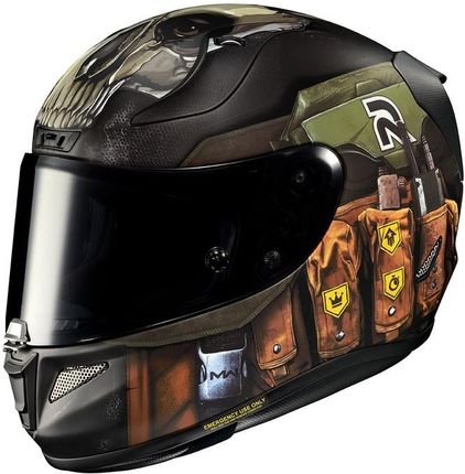 Hjc R-Pha-11 Ghost Call Of Duty Black/Brown