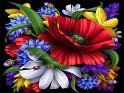 Zdjęcie Ju-Piter Diamentowa Mozaika Bukiet 60144 - Brodnica