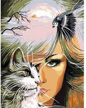 Zdjęcie Norimpex Diamentowa Mozaika Kobieta Z Kotem 40X30Cm 1006773 - Poznań