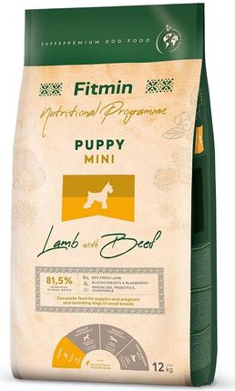 Fitmin Mini Puppy Lamb And Beef 12Kg