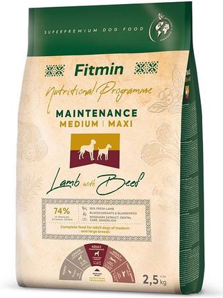 Fitmin Medium Maxi Maintenance Lamb And Beef 2,5Kg