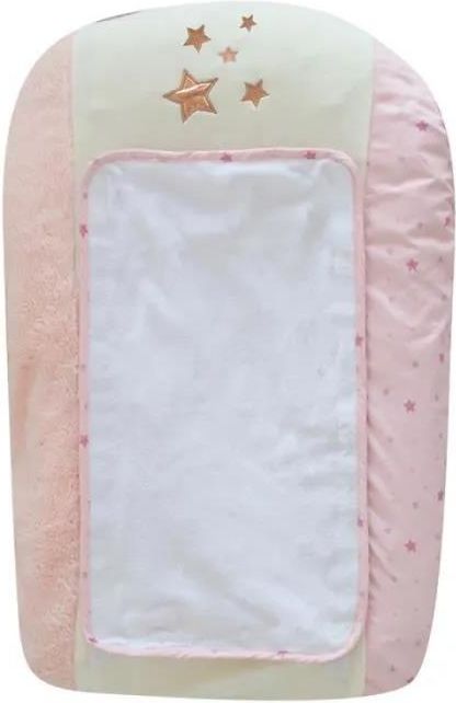 DOMIVA Wickelauflage Bezug 50x75cm - Baumwoll-Gaze Mit Gummizug | Gestreift