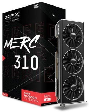 XFX Radeon RX 7900 XTX BLACK Gaming SPEEDSTER MERC310 24GB GDDR6 (RX79XMERCB9)