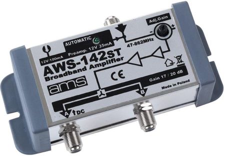 Wzmacniacz antenowy AMS AWS-142M LP