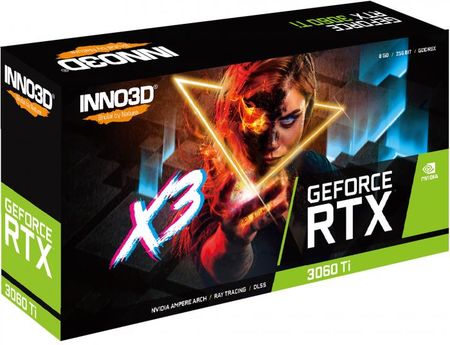 INNO3D GeForce RTX 3060 Ti X3 OC 8GB GDDR6X (N306T3086XX1820VA45)