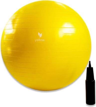 Yellowgym Ball Yellowsport Piłka Do Ćwiczeń I Rehabilitacji 75 Cm Żółty