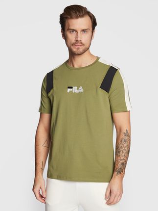 Fila T-Shirt Bormio FAM0175 Zielony Regular Fit