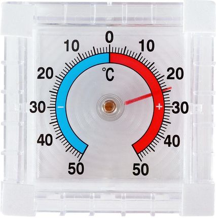 Termometr zewnętrzny samoprzylepny na okno 8x7,5 cm
