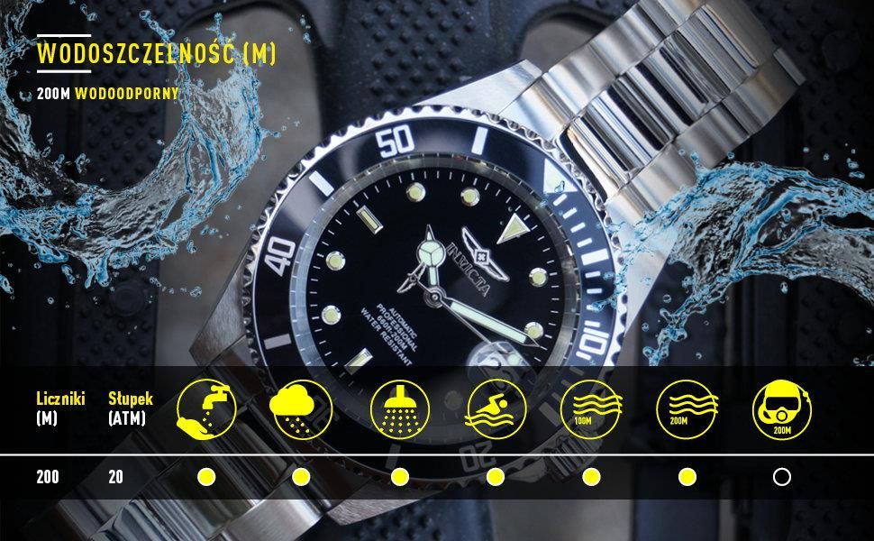 Invicta Pro Diver 24947 Zegarki M skie Ceny i opinie Ceneo.pl