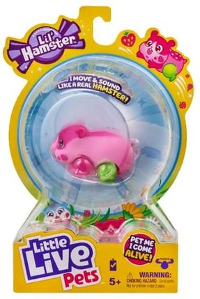 Little Live Pets Hamster S1 Sgl Pack Pink