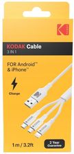 Kabel USB 3w1 KODAK / USB TYPE-C LIGHTNING MicroUSB / CAT 30425835