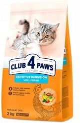 Club 4 Paws Sensitive Digestion Sucha Karma Dla Dorosłych Kotów Z Wrażliwym Przewodem Pokarmowym 2Kg
