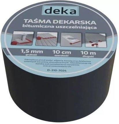 Deka Taśma Uszczelniająca Dekarska Alubutyl 10cm 10mb Aluminiowy D4109006