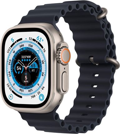 アップル Apple Watch Ultra 49mm チタニウム ミッドナイト Apple Watch Ultra Titanium/Midnight Ocean Band LTE