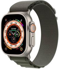 Apple Watch Ultra Gps + Cellular 49mm Titanium Case With Green Alpine Loop Medium (MQFN3DHA)