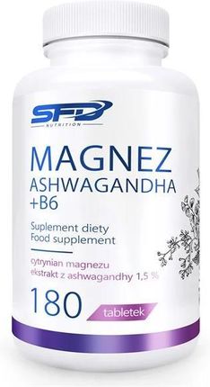 Sfd Nutrition Magnez Ashwagandha + B6 180tabl.