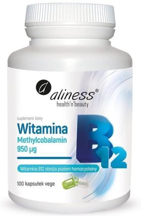 Aliness Witamina B12 Methylcobalamin 950µg 100kaps.