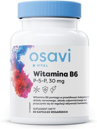 Osavi Witamina B6 P-5-P 30 mg 60kaps