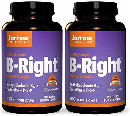 Jarrow Formulas B Right Complex 2x100kaps. - Opinie I Ceny Na Ceneo.pl