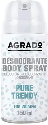 Agrado Dezodorant W Sprayu Pure Trend Trendy Deodorant Body Spray 150 Ml
