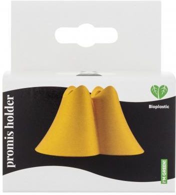 Promis Holder Duo stojak na szczoteczkę do zębów Yellow