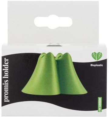 Promis Holder Duo stojak na szczoteczkę do zębów Green