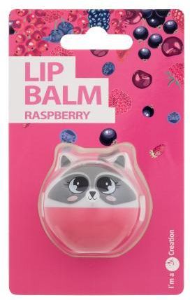 2K Cute Animals Lip Balm Raspberry Balsam Do Ust 6 G