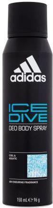 Adidas Ice Dive Deo Body Spray 48H Dezodorant 150 Ml