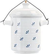 Zdjęcie Garnek do kiszenia kapusty ogórków ceramiczny biały 2,5 l MODROBILA - Lwówek