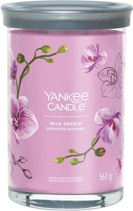 Yankee Candle Tumbler Świeca W Dużym Słoiku Z Dwoma Knotami Wild Orchid 140618