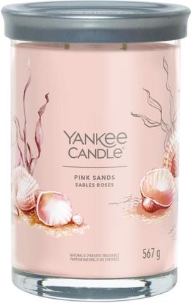 Yankee Candle Tumbler Świeca W Dużym Słoiku Z Dwoma Knotami Pink Sands 140622