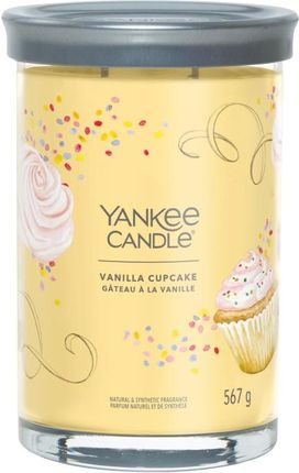 Yankee Candle Tumbler Świeca W Dużym Słoiku Z Dwoma Knotami Vanilla Cupcake 140623