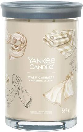 Yankee Candle Tumbler Świeca W Dużym Słoiku Z Dwoma Knotami Warm Cashmere 140626