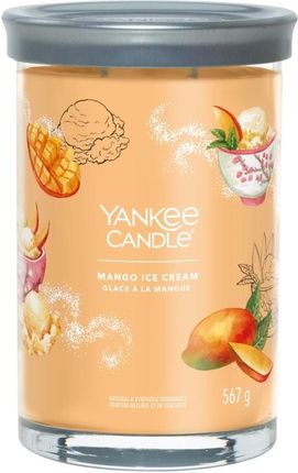 Yankee Candle Tumbler Świeca W Dużym Słoiku Z Dwoma Knotami Mango Ice Cream 140628