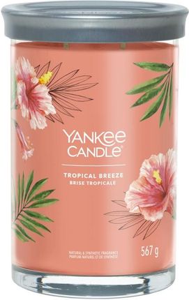 Yankee Candle Tumbler Świeca W Dużym Słoiku Z Dwoma Knotami Tropical Breeze 140629