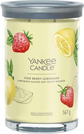 Yankee Candle Tumbler Świeca W Dużym Słoiku Z Dwoma Knotami Iced Berry Lemonade 140634