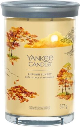 Yankee Candle Tumbler Świeca W Dużym Słoiku Z Dwoma Knotami Autumn Sunset 140635