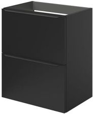 Zdjęcie Goodhome Szafka Pod Umywalkę Imandra Slim Wisząca 50 Cm Czarny Mat 158075 - Wałbrzych