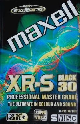 Kaseta VHS-C Maxell XR-S Black 30