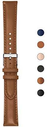 Withings Wirstbands Leather Brown/Silver 18mm