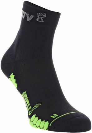 Skarpety inov-8 TrailFly Sock Mid. Czarno-zielone. Dwupak.