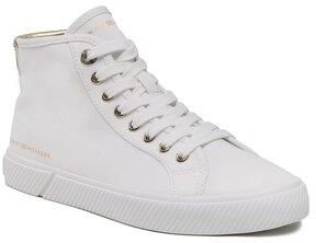 Sneakersy Tommy Hilfiger - Essential Highcut Sneaker FW0FW07120 White YBS