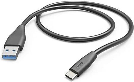 Hama USB A - USB C 1,5m czarny (201595)