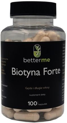 Betterme Biotyna Forte + krzem cynk selen 100kaps