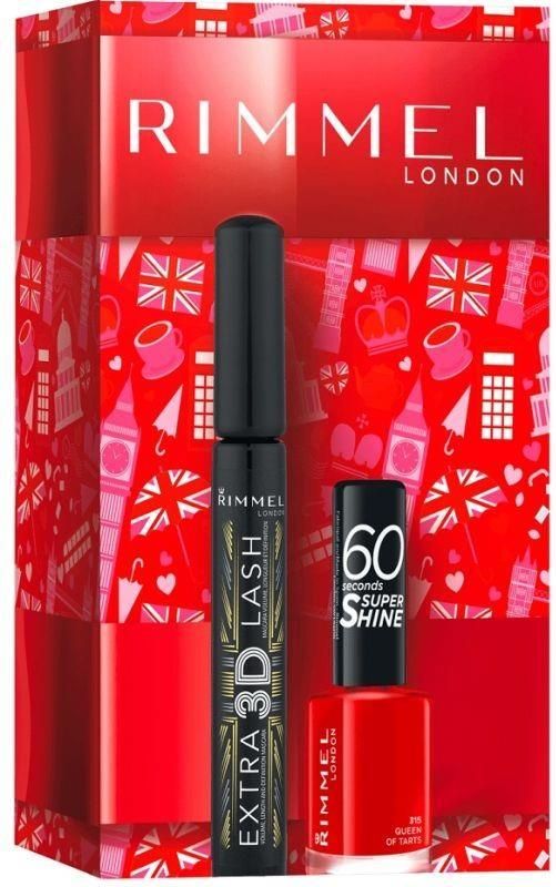 Rimmel _Set Extra 3D Lash Tusz Do Rzęs + 60S Super Shine Lakier ...