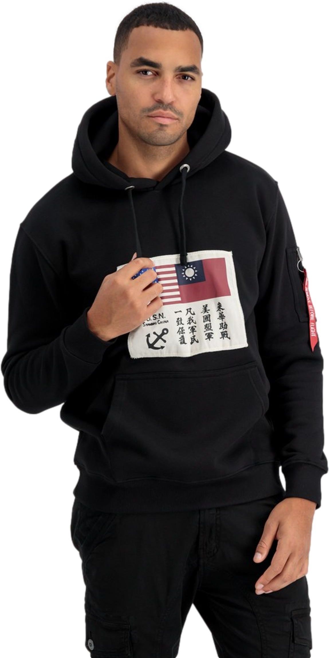 Alpha Industries Bluza Z Kapturem Usn Blood Chit Hoody M Ska Czarny